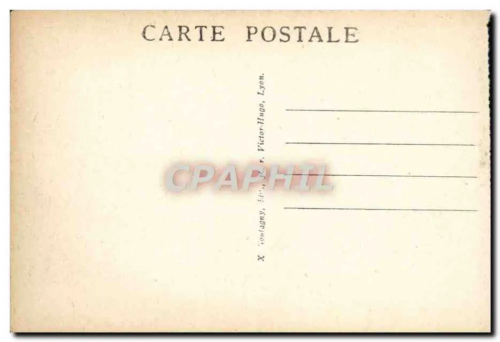 Lyon — Praça Bellecour — Victor-Hugo, Lyon - Verso