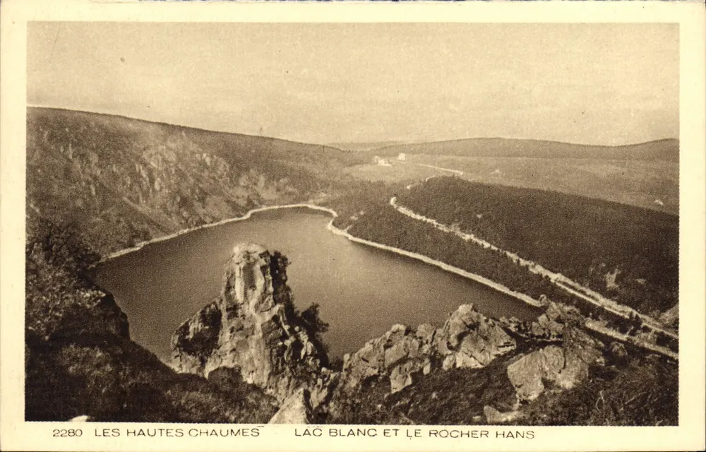 Les Hautes Chaumes — Lac Blanc und Rocher Hans — Collection Braun & Cie, Mulhouse-Dornach, n° 2280 - Vorderseite
