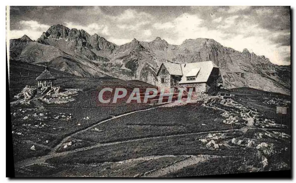 Le Lautaret — Alpinergarten und der Galibier-Massiv — Imp. Levrain Réunis, Paris - Vorderseite