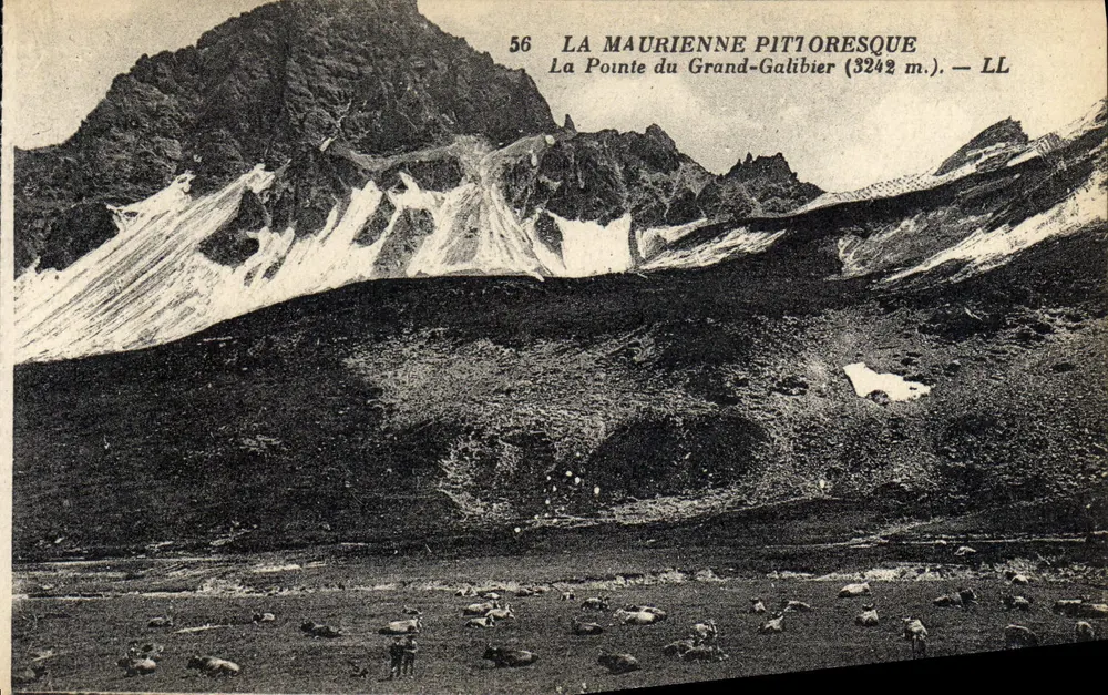 La Maurienne Pittoresque — Die Pointe du Grand-Galibier (3242 m.) — LL - Vorderseite