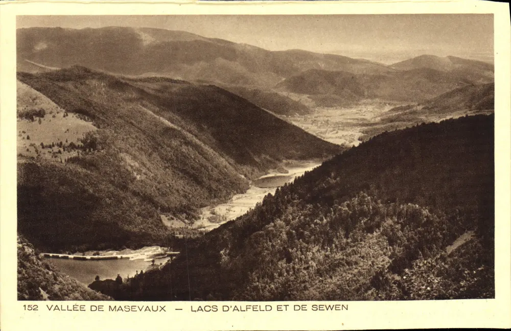 Tal von Masevaux — Seen von Alfeld und Sewen — Serie 152 - Vorderseite