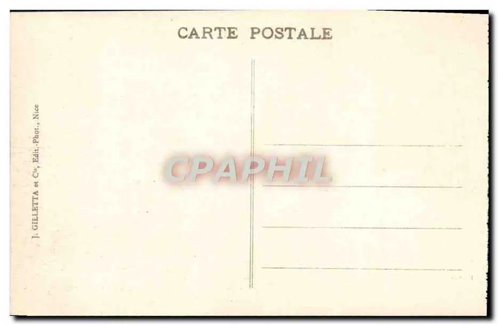 Gorges du Loup (A.M.) — Interior das Gorges — Editor: Gilletta, Nice - Verso