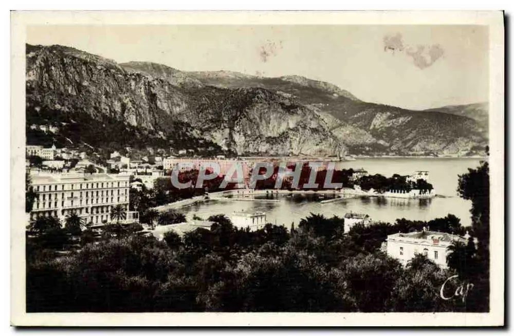 Cabo Ferrat — panorama e os hotéis — editor REAL-PHOTO, n°57 - Frente
