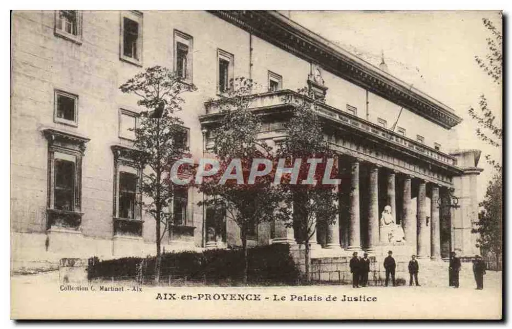 AIX-en-PROVENCE - O Palácio de Justiça — Coleção C. Martinet - Aix - Frente