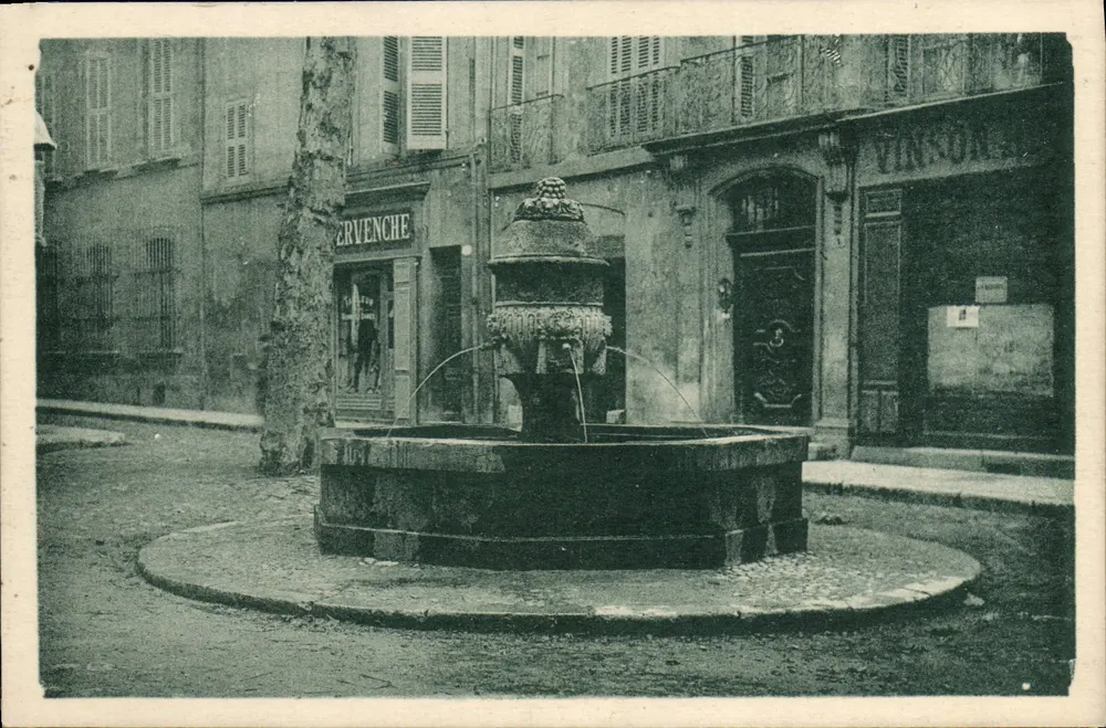 Fontäne der Epineaux — Aix-en-Provence — J. Gaulard, Verleger in Aix - Vorderseite