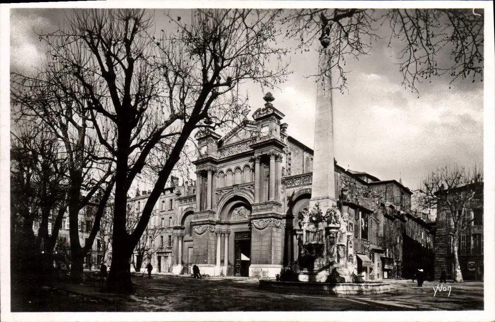 Aix-en-Provence — Kirche der Madeleine, Place des Prêcheurs — Yvon - Vorderseite