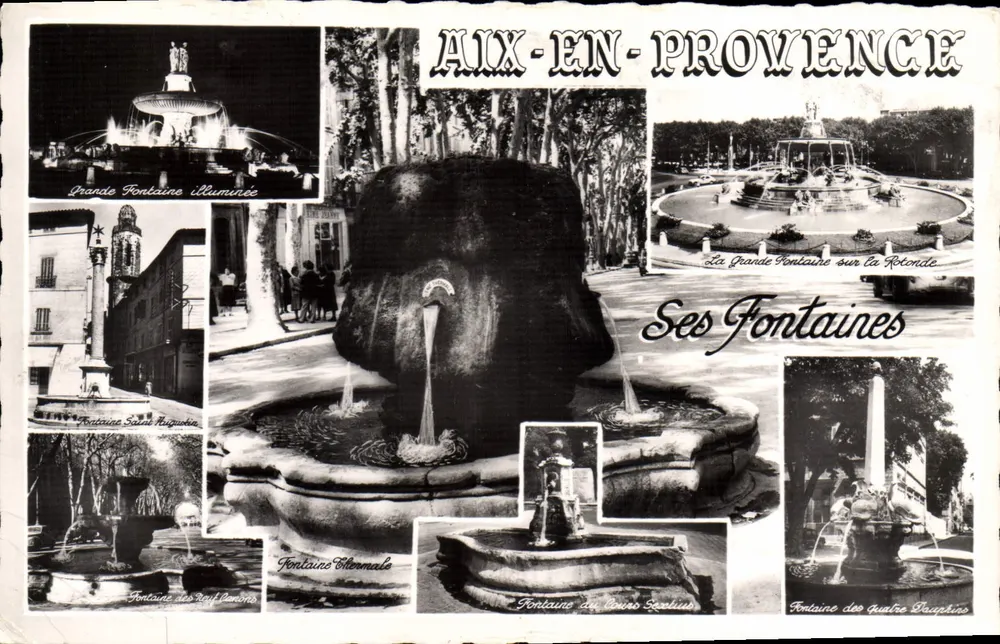 Aix-en-Provence — Suas Fontes — Edições Glapier - Frente