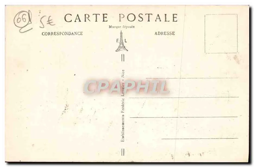 Beuil (A.M.) — Vista generale scattata dalla Route du Quartier — F. L. n° 996 - Verso