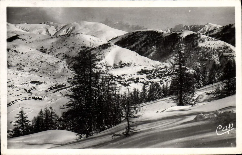 Béuil (alt. 1453 m.) — Winter-Sport — Allgemeiner Blick — Éditions Françaises, 2, rue Trachel, Nice - Vorderseite