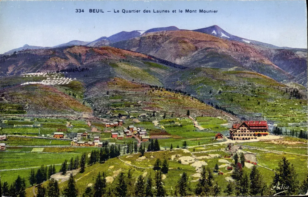 Beuil — Le Quartier des Launes und der Mont Mounier — Adia, n° 334 - Vorderseite