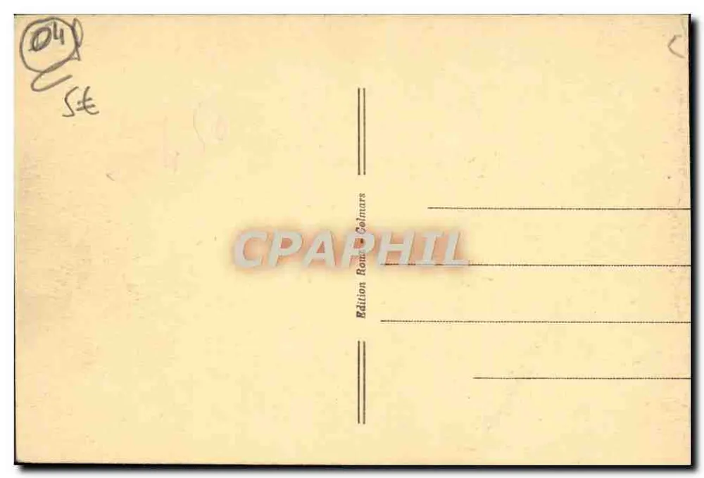 Colmars-les-Alpes (B.-A.) — Ansicht des Verdon und Fort de France — Verlag Roux Colmars, Nr. 23 - Rückseite