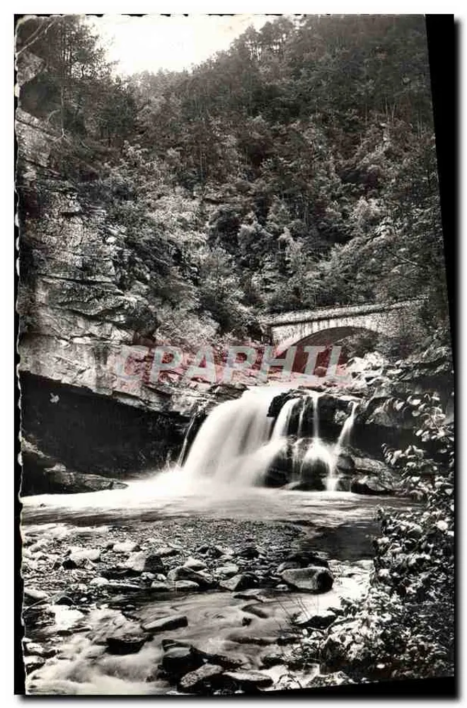 Cascades de Verdaches — Blick auf den Staudamm und die Brücke im Hintergrund — Verleger NICE - Foto MIC - Vorderseite