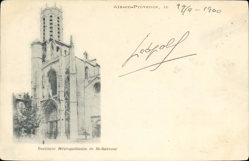 Aix-en-Provence — Metropolitane Basilika St-Sauveur — Verlag Ledralf, n°201 - Vorderseite