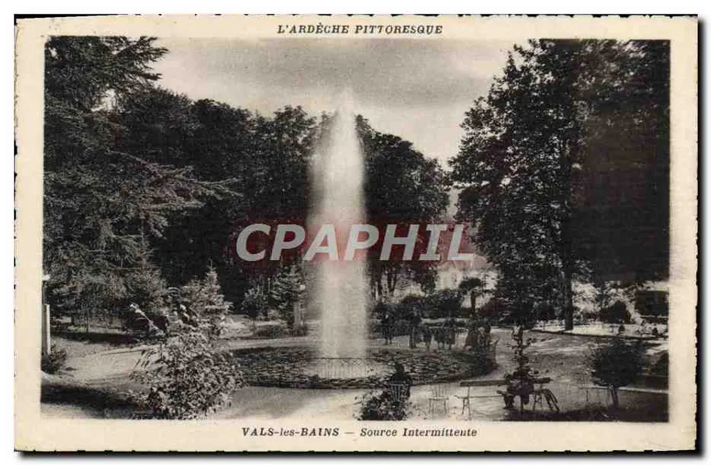 Vals-les-Bains — Fonte Intermittente — P. Dupont, editor - Frente