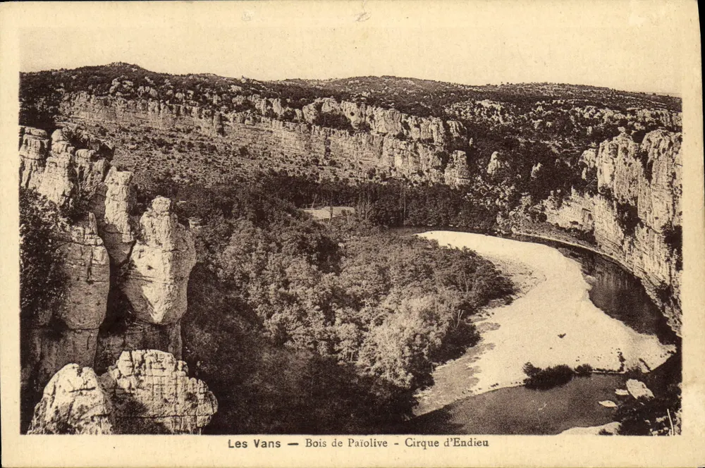 Les Vans — Las Paiolive — Cirque d'Endieu - Awers