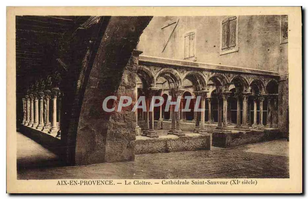 Aix-en-Provence — O Claustro — Catedral de São Salvador (século XI) - Frente