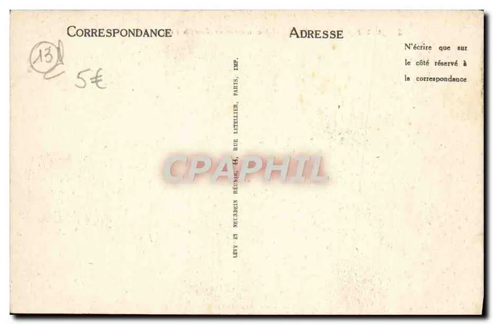 Aix-en-Provence — Monument de Joseph Lec — LL - Verso