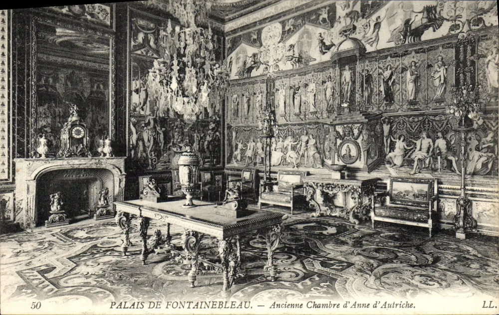Schloss Fontainebleau — Ehemalige Kammer von Anne von Österreich — LL. n° 50 - Vorderseite
