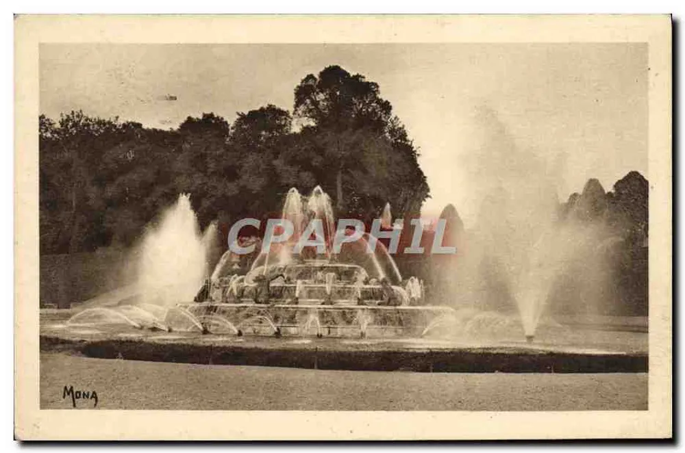 Der Bassin de Latone — Versailles — Éditions d'art MONGA - Vorderseite