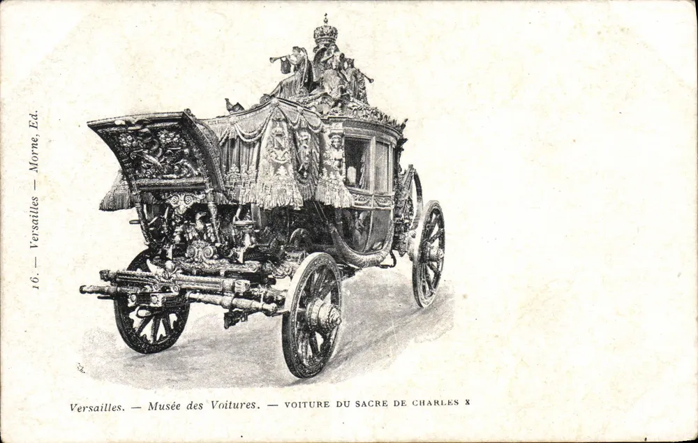 Versailles — Museum der Autos — Auto der Krönung von Charles X — Éd. Morne, Nr. 16 - Vorderseite