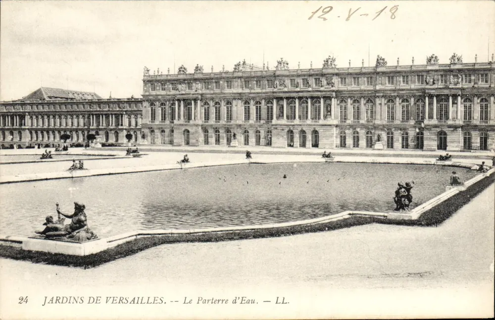 Jardins de Versailles — O Parterre d'Água — LL. n°24 - Frente