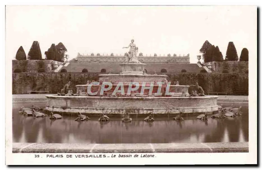 Schloss Versailles — Der Latona-See — Edition des Musées Nationaux - Vorderseite
