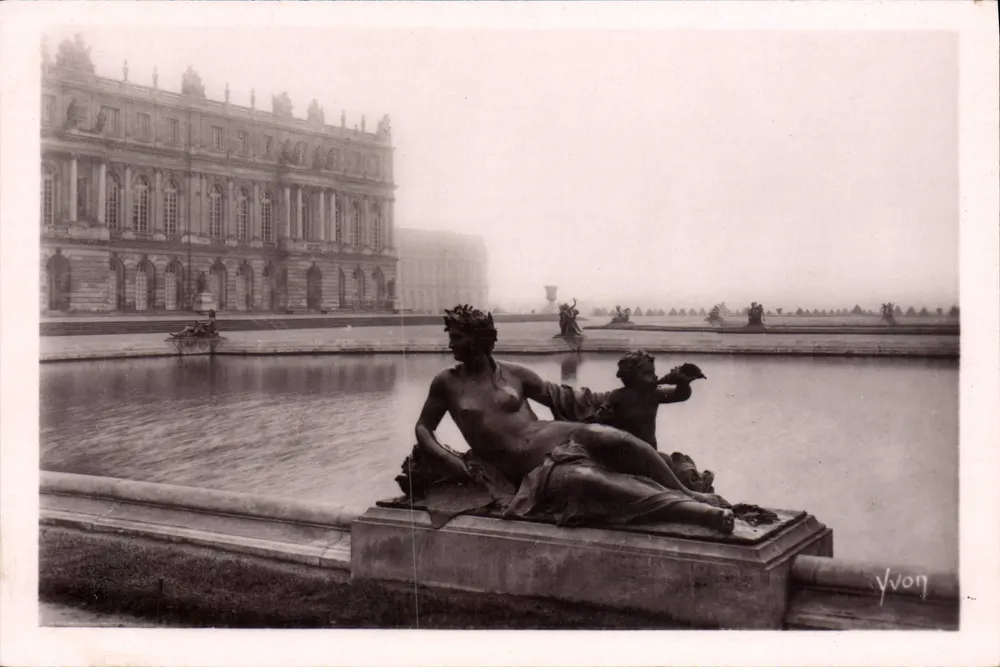 Versailles — Dekoratives Motiv der Wasserparterres — Éditions d'Art Vivon - Vorderseite