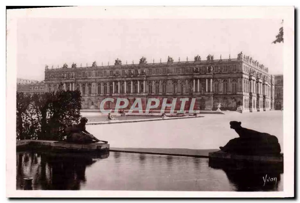 Schloss Versailles — von der Kabine Point du Jour aus gesehen — Éditions d'Art Interdites - Vorderseite