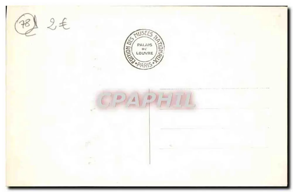 Palácio de Versalhes — O Gabinete do Conselho — Edição dos Museus Nacionais, n°55 - Verso