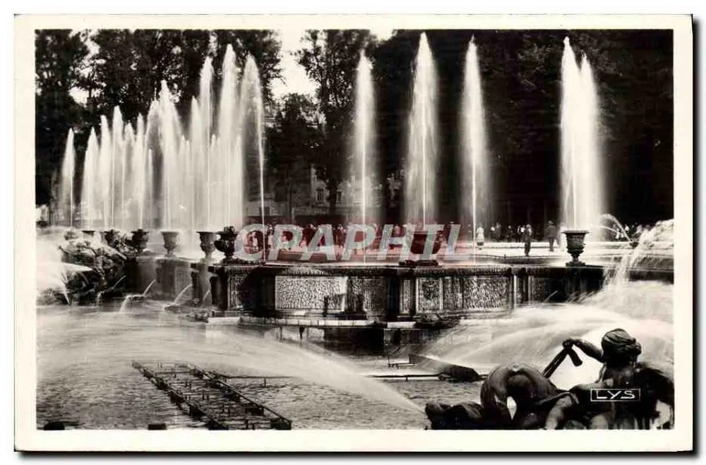 Versailles - Bassin de Neptune (Grandes Eaux) — Éditions d'Art 'Lys' n°207 - Recto