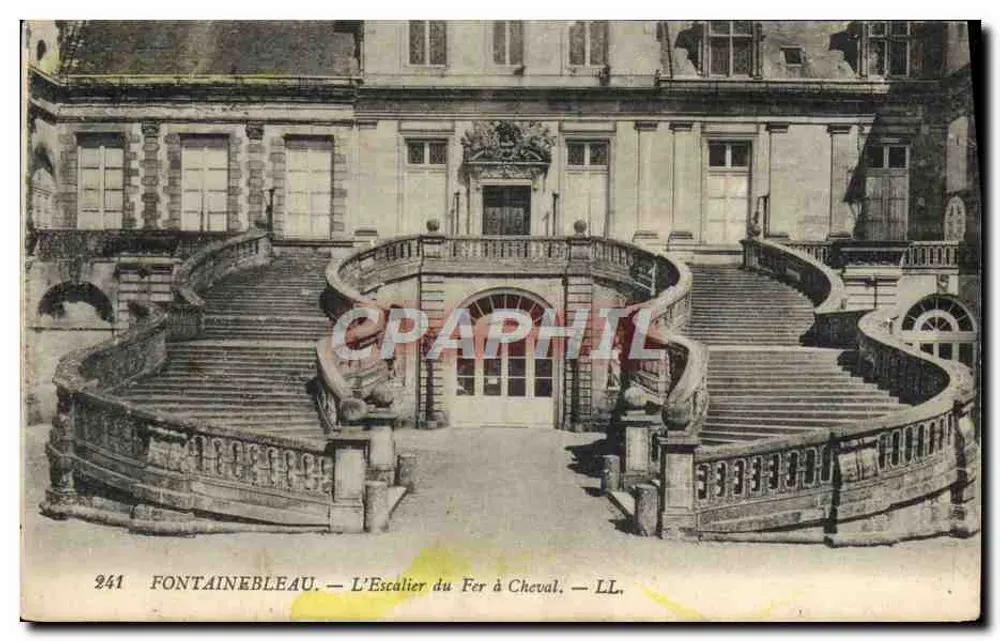 Fontainebleau — Die Eisenpferdestiege — LL. n° 241 - Vorderseite