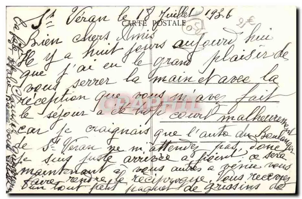 Le Queyras - Vallée de Molines - Eine Dame mit Frisur — J. Jallion, Verlag, Gap, Nr. 798 - Rückseite