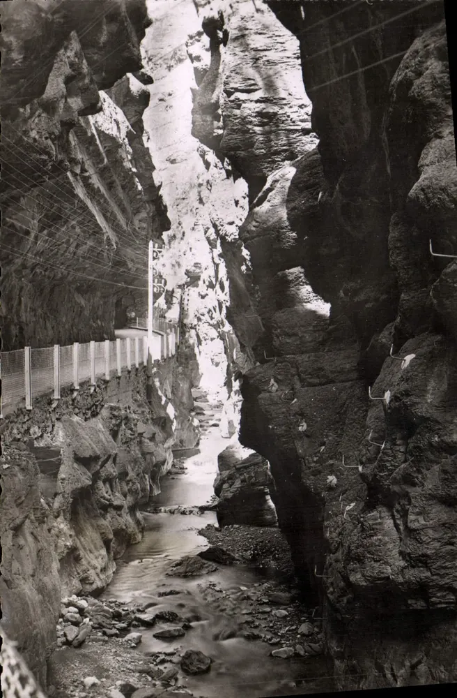 Gorges du Cians — La Grande Clue — Passage de l'Enfer — Edition Fracella, Nice - Vorderseite