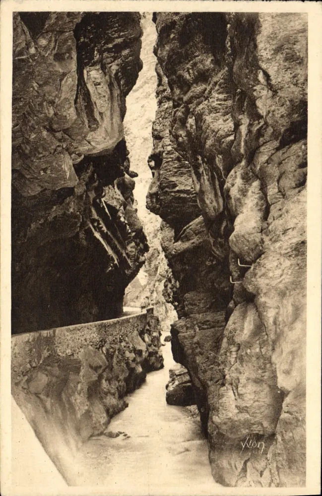 Gorges des Cians — Der engste Teil — YVON, n°66 - Vorderseite