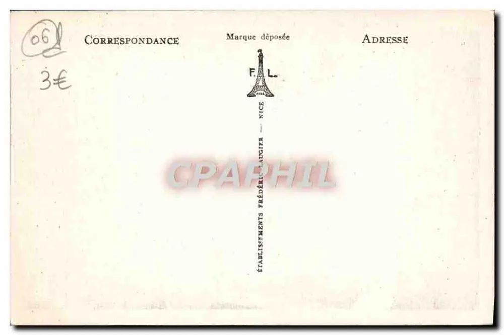 Die Schlucht des Cians — In der Nähe von Beuil (A.M.) — FL, Nr. 908 - Rückseite