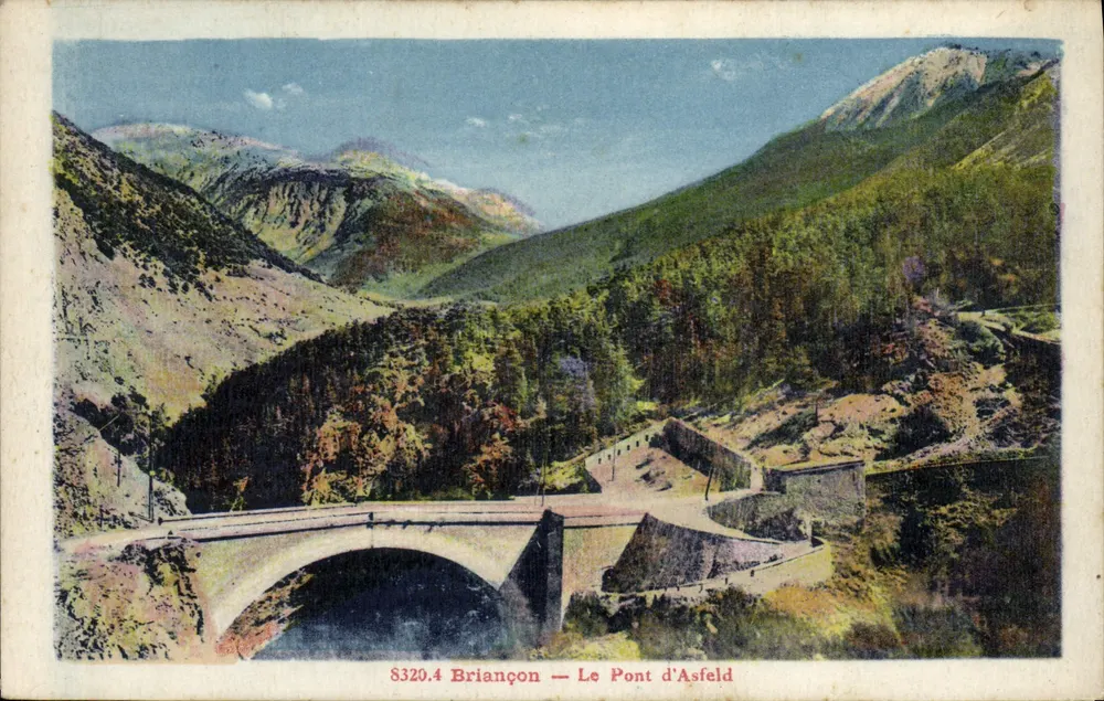 Briançon — O Ponte d'Asfeld — A. Hourlier, Grenoble - Frente