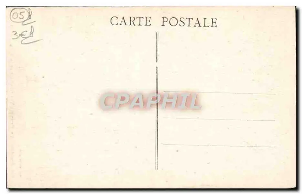 Dauphiné - La Grave - Vue Générale et la Meije - E. R. - Verso