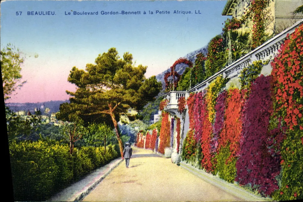Beaulieu. Der Gordon-Bennett Boulevard in der Petite Afrique. LL - Vorderseite