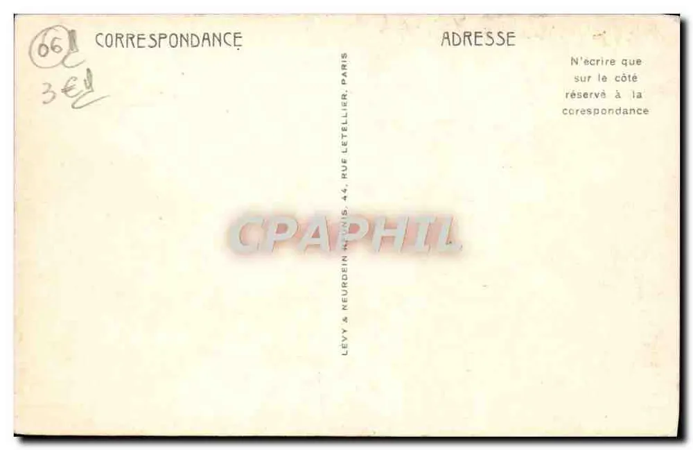 Beaulieu. Der Gordon-Bennett Boulevard in der Petite Afrique. LL - Rückseite