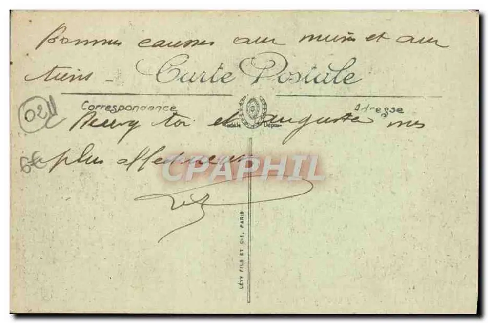 Château-Thierry — Terrasse du Vieux Château — Ehrhard, Phot. Château-Thierry, n°40 - Verso