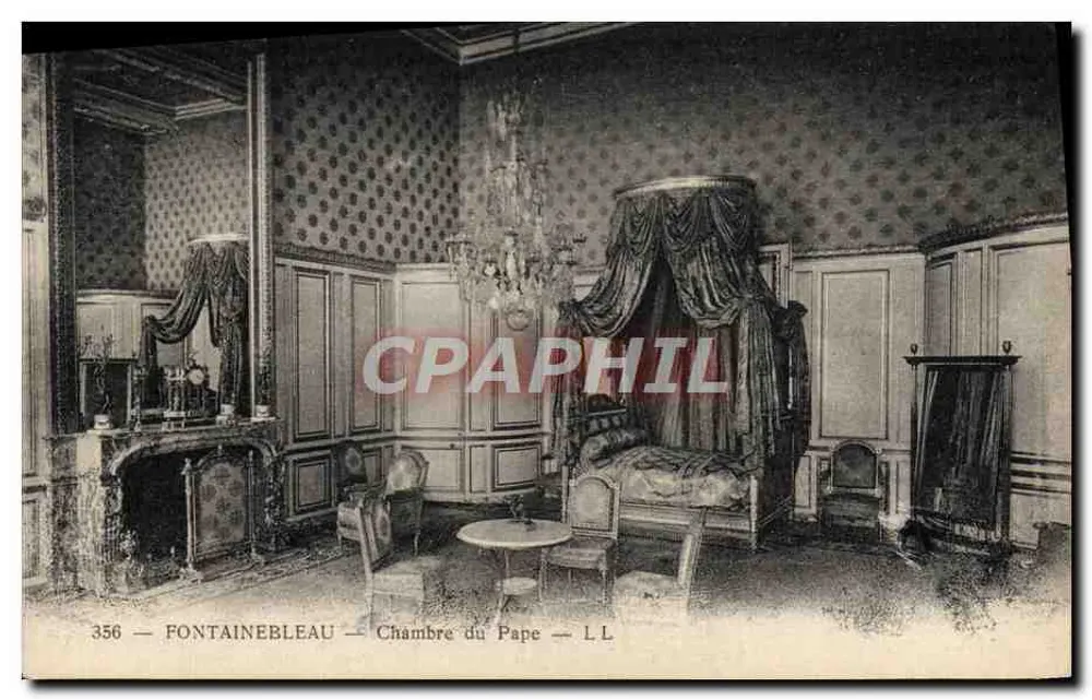 Fontainebleau — Sala do Papa — L.L. — n°356 - Frente