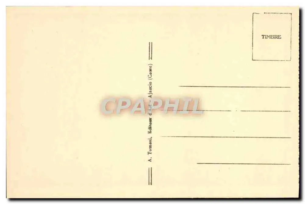 Cloître (XIe siècle) — editor A. Tomasi, Ajaccio (Corse) - Verso