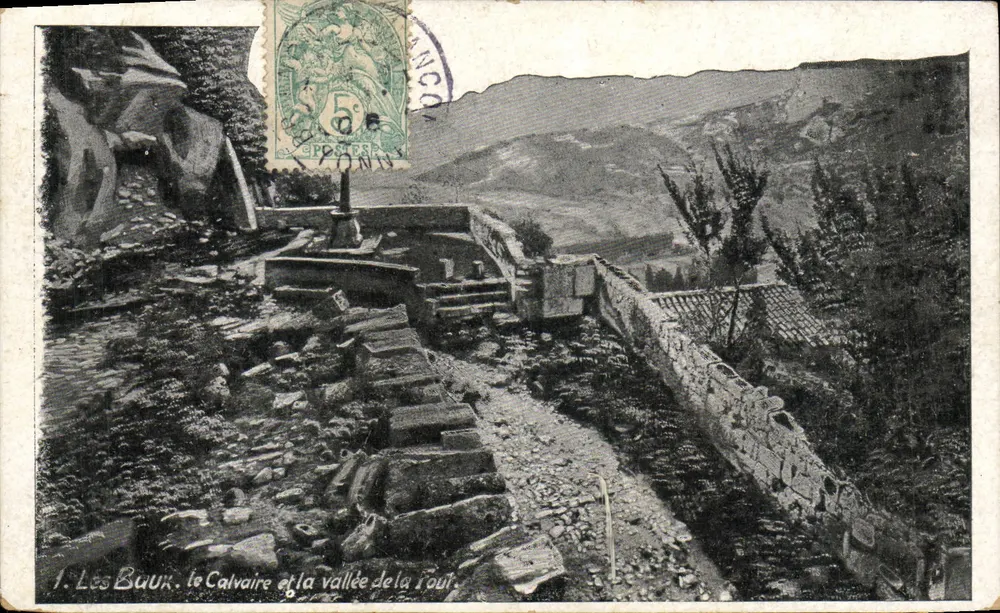 Les Baux - il Calvario e la valle della Fout - Recto