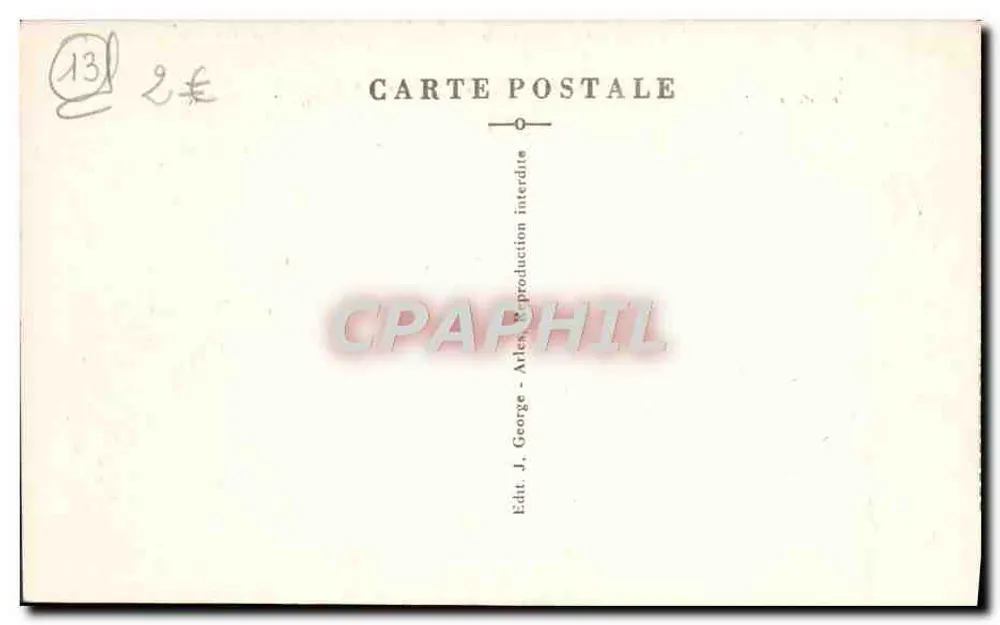 Arles — Teatro Antigo — editor J. George - Verso