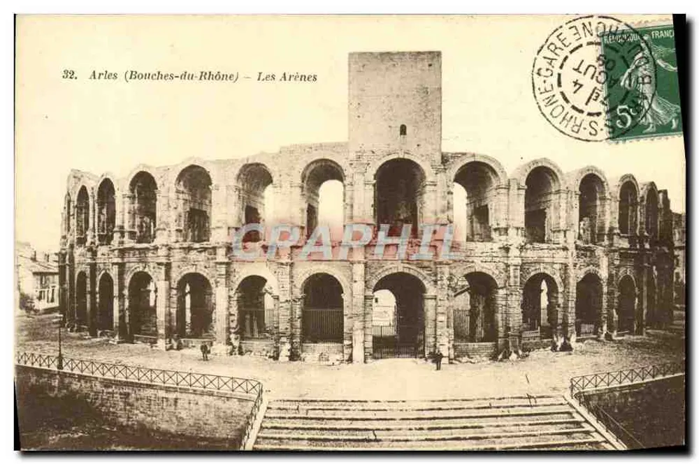 Arles (Bouches-du-Rhône) – As Arénes — Graphphil - Frente