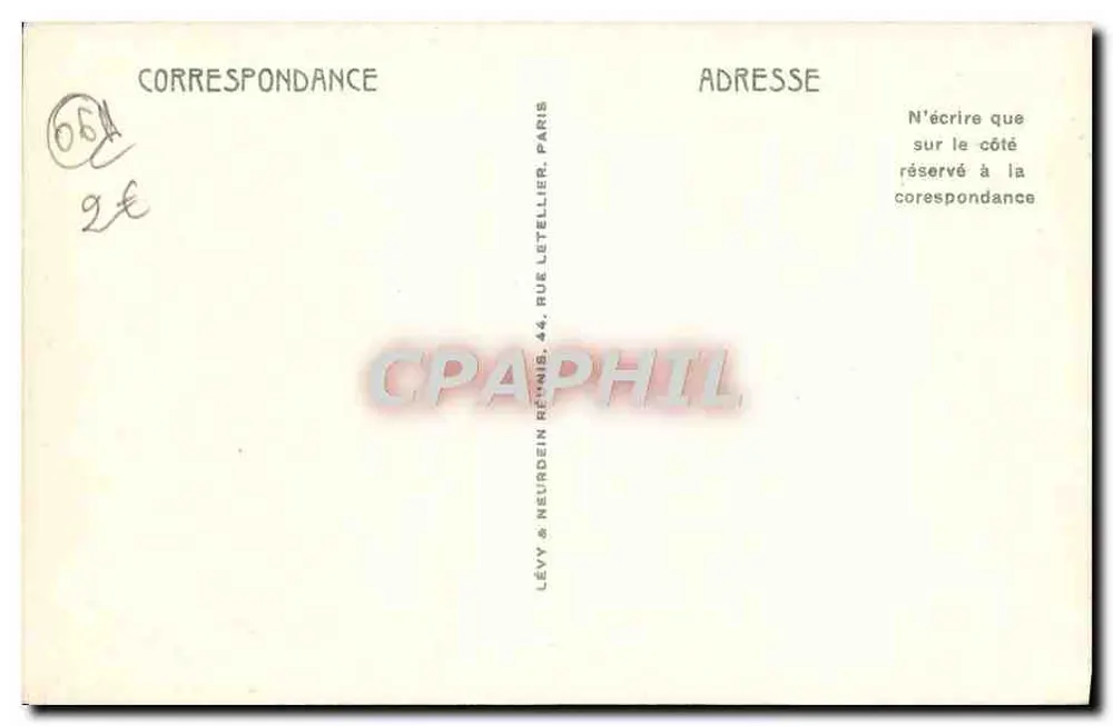 Beaulieu — Boulevar Gordon-Bennett — LL - Rewers