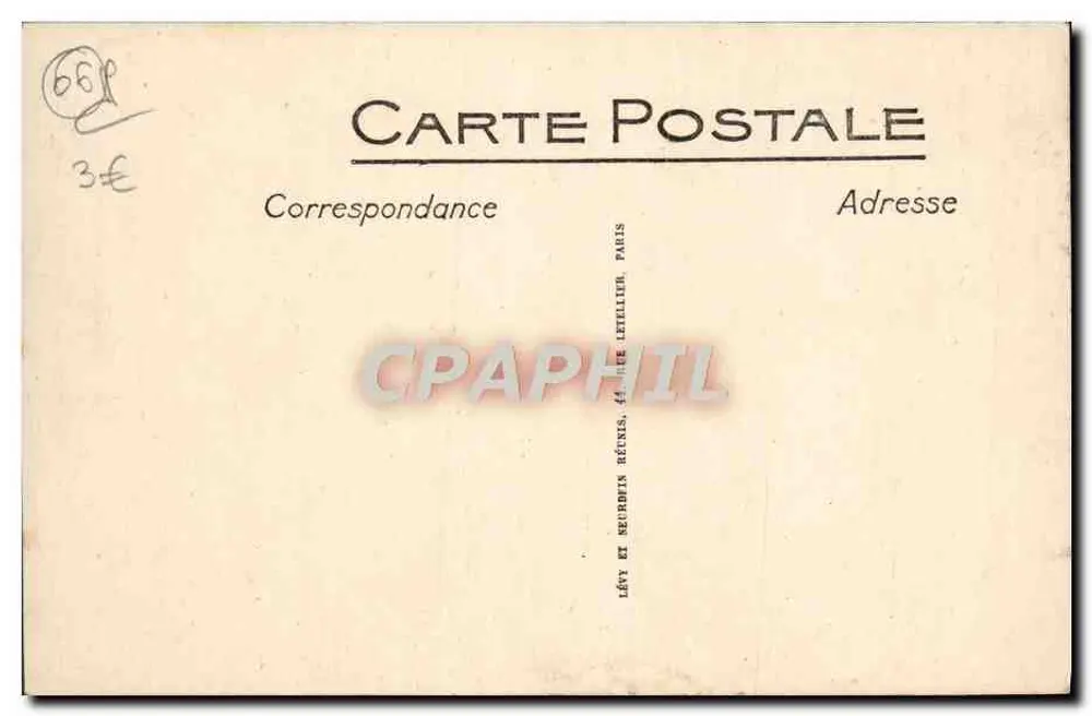 Beaulieu — Vista sobre la Pequeña África — LL - Reverso