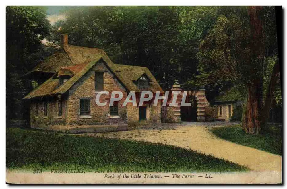 Versalhes — Parque do Petit Trianon — A Fazenda — LL. - Frente