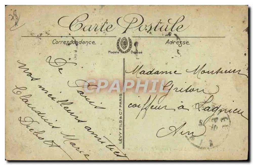 Versalhes — Parque do Petit Trianon — A Fazenda — LL. - Verso