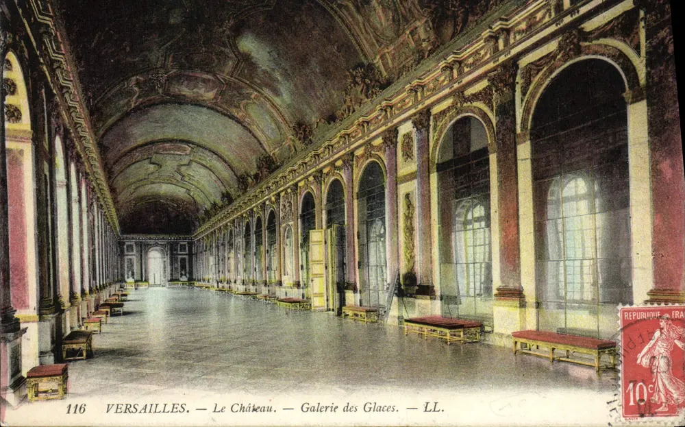 Versailles — Le Château — Galerie des Glaces — LL. — N° 1116 - Recto